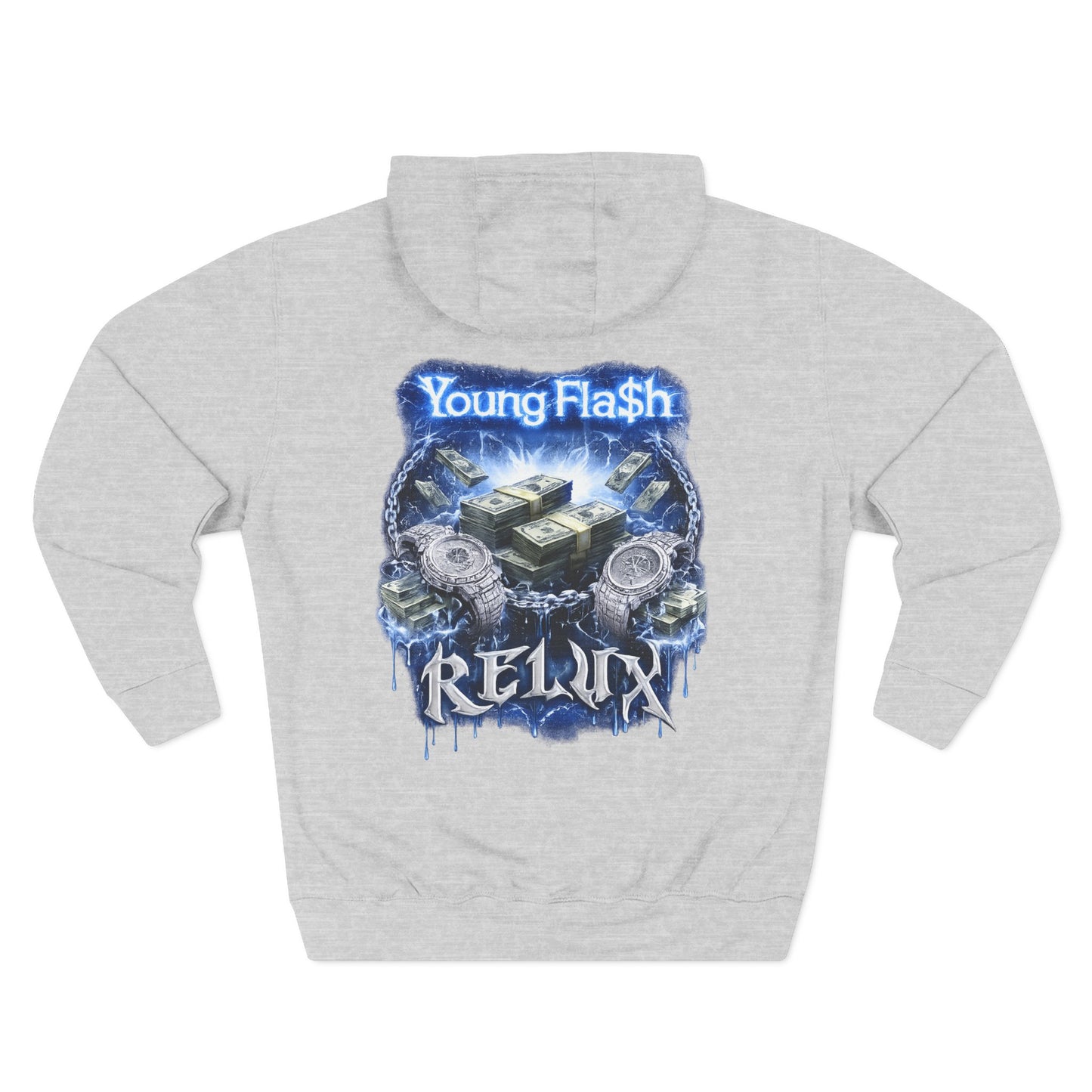 Young Fla$h X ReLux 111 Club Collab hoodie